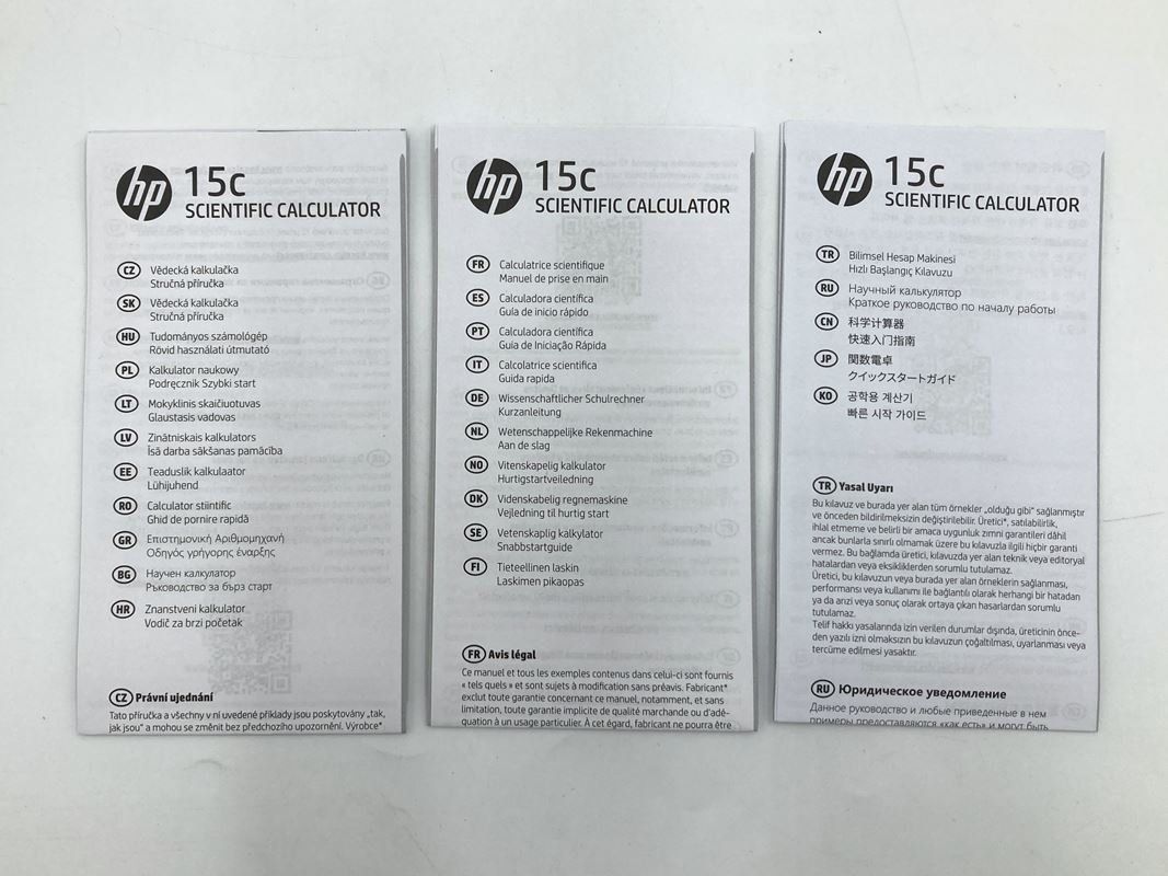Hewlett Packard Calcolatrici tascabili: HP | 15c | Wissenschaftlicher Rechner – Nuovo (secondo la descrizione) da Wittenbach venduto da Restwert_St-Gallen 8