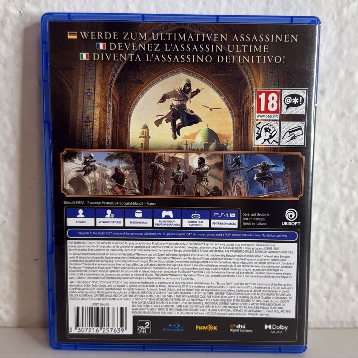 Sony Giochi: Assassin's Creed Mirage PS4/PS5 Game disc and case – Usato da Ehrendingen venduto da bubulence 1