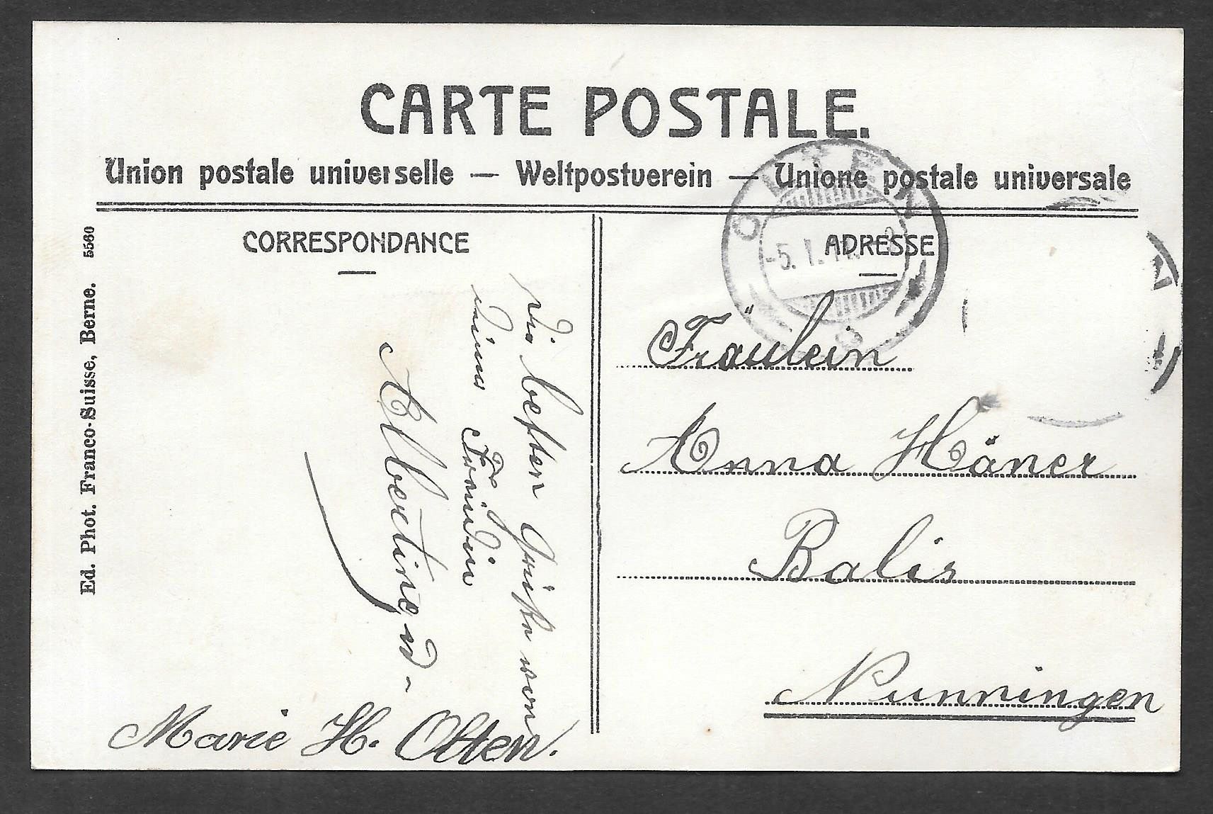 Cartoline postali: Olten Partie an der Aare – Usato da Olten venduto da clotaldi 1
