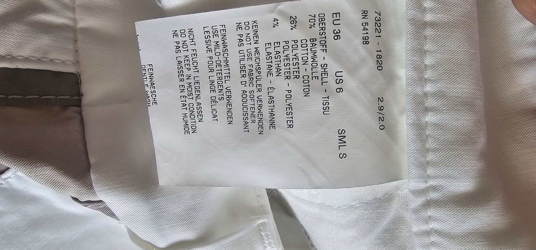 Bogner Hosen: Bogner Sommerhose Damen Grösse 36 weiss – Neu (gemäss Beschreibung) aus Riedikon von Winter21. 6