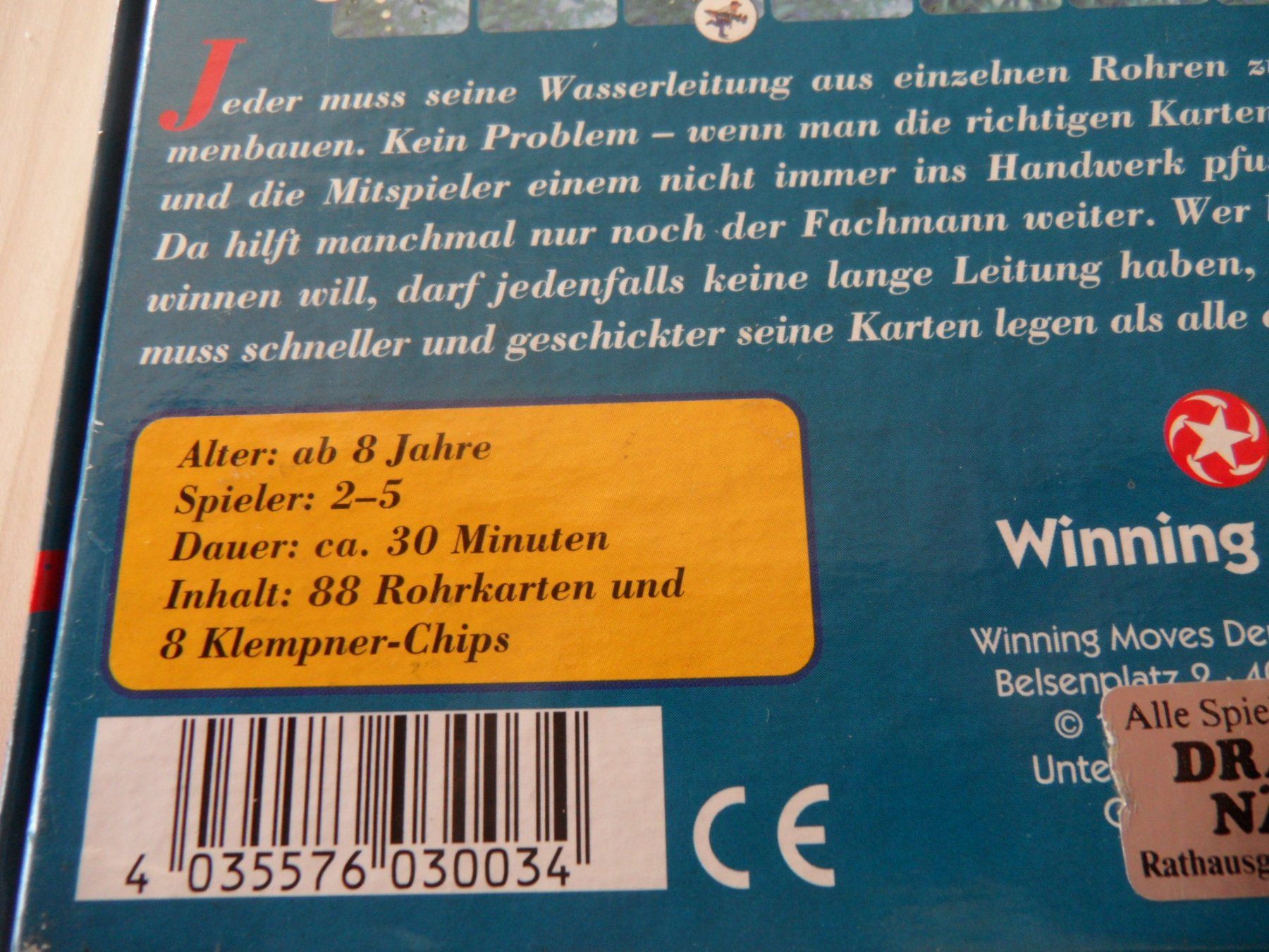 Spiele: Lange Leitung ehemals Leg das Rohr – Neu und originalverpackt aus Bern von Ono99 6