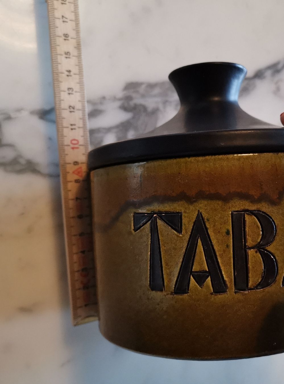 Tutte le decorazioni: Vintage Tabak Keramik Dose  – Usato da Uerikon venduto da pink_flamingo 4