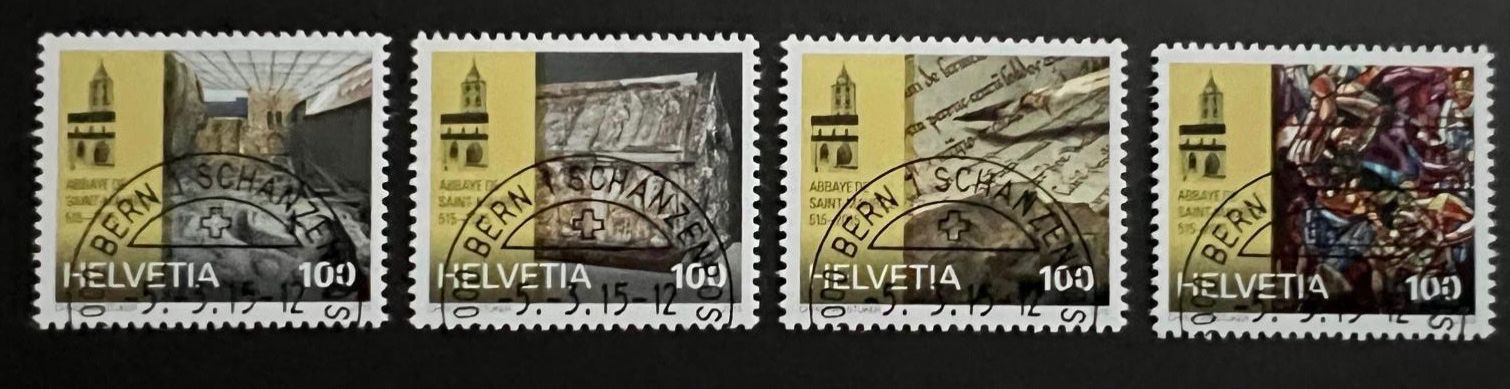 Tutti i francobolli: CH-Marken 2015 Ersttag gestempelt Halbmond – Nuovo (secondo la descrizione) da Hünenberg See venduto da wer_5286