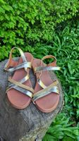 Sommer Sandalen, Gold/Silber, Grösse 40, neuwertig!