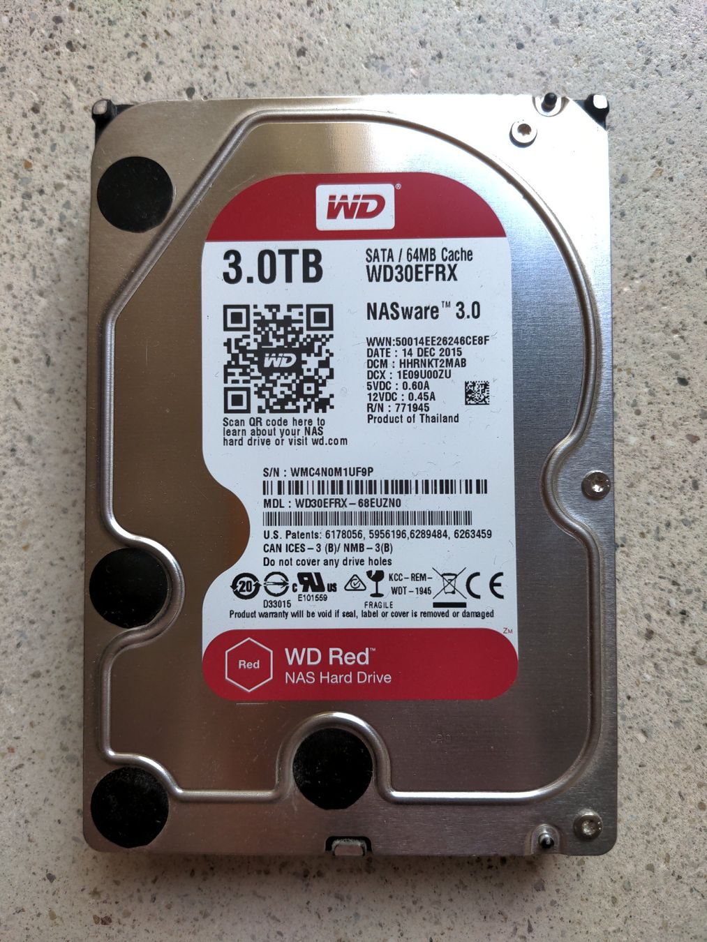 Western Digital Harddisks: WD Red 3TB – Gebraucht aus Zürich von Kundigundi