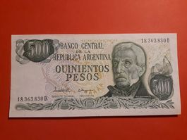 ARGENTINIEN - 500 Pesos UNC (18.363.830D)