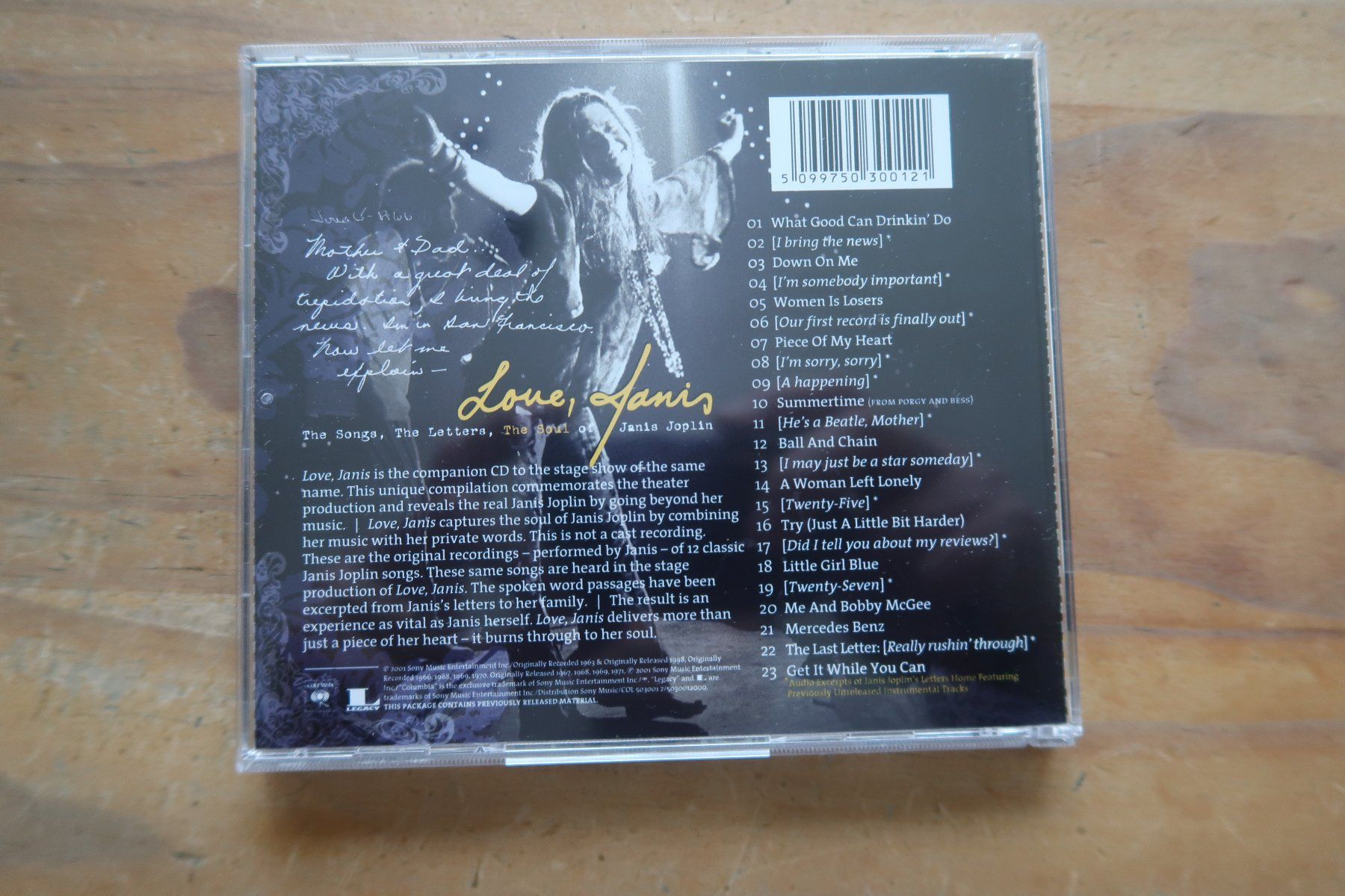 CDs: JANIS JOPLIN - LOVE JANIS - CD – Gebraucht aus Basel von Patiscat 1