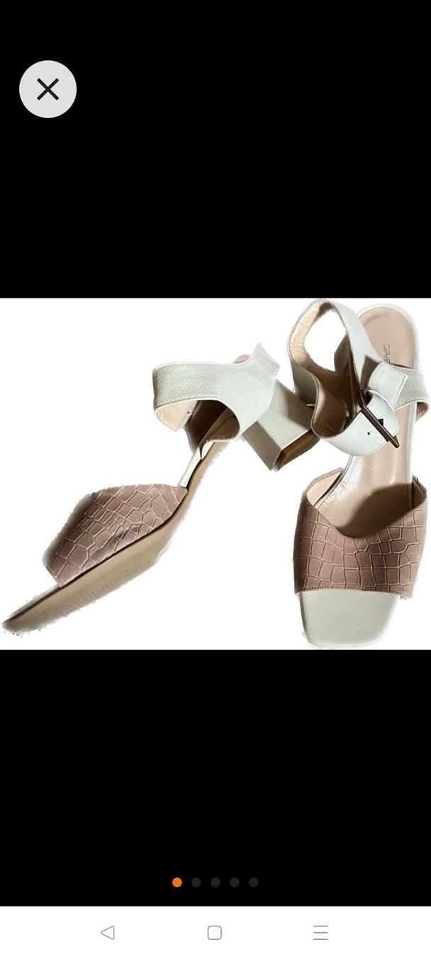 Damenschuhe: Sandalen aus Leder, Gr.40, Neu – Gebraucht aus Neirivue von naz_z28w