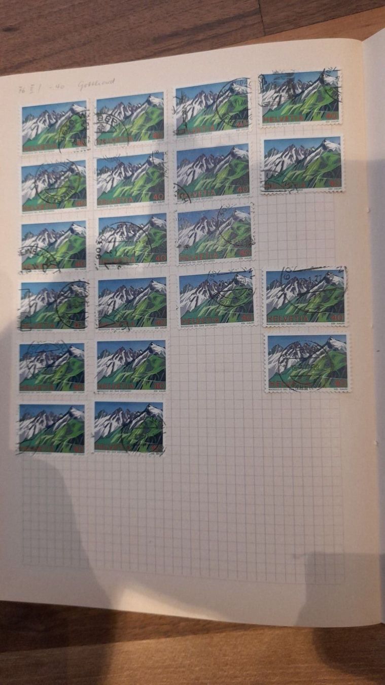Alle Briefmarken: 1975-1976 – Gebraucht aus Balgach von SIMEON27 1