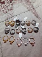 Schöne Ring-Kollektion, 17  Stk. 💍✨ Edelstahl neu