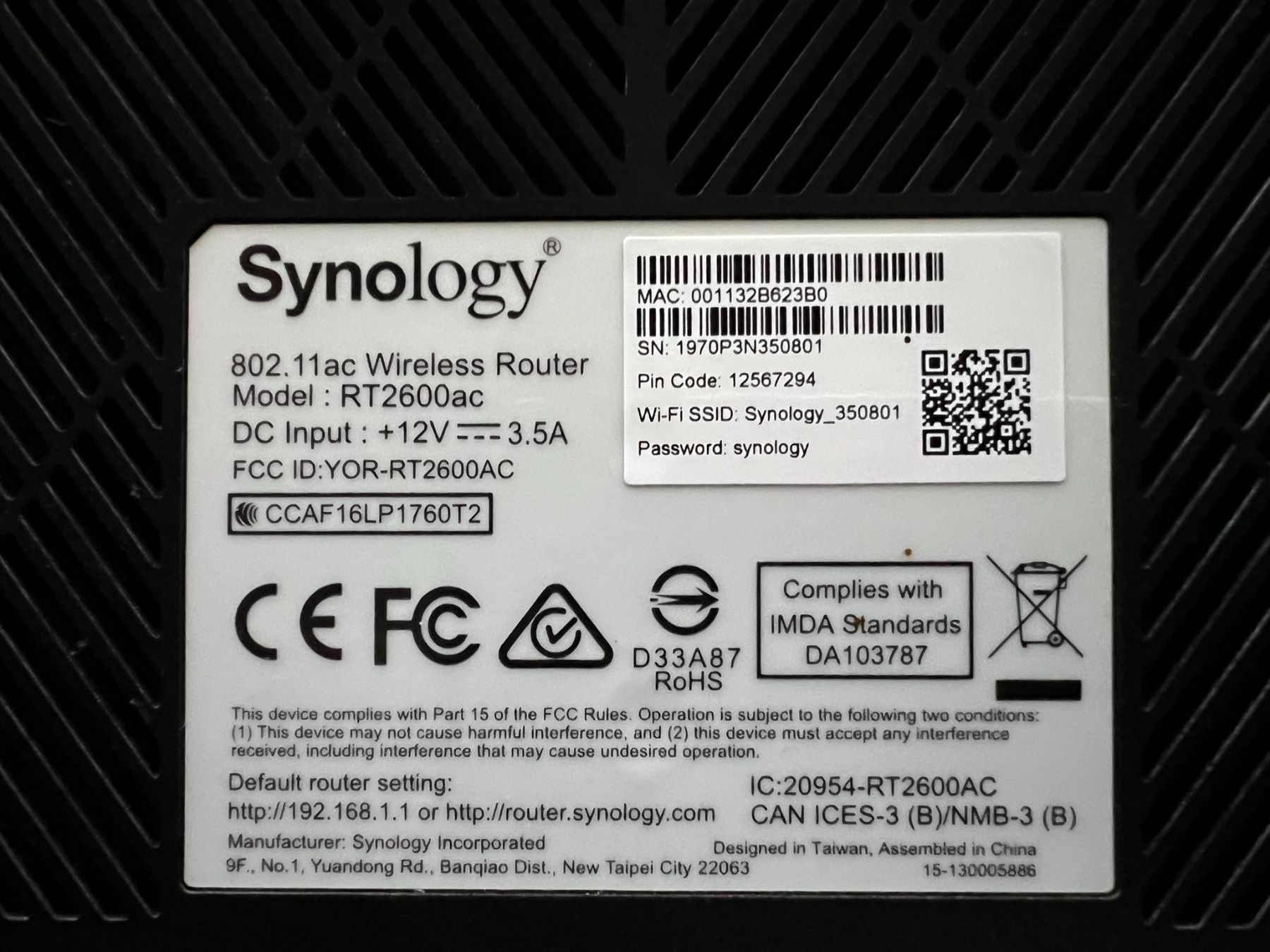 Synology Modem & Router: Synology VPN-Router RT2600ac – Usato da Döttingen venduto da Baeumlir 1