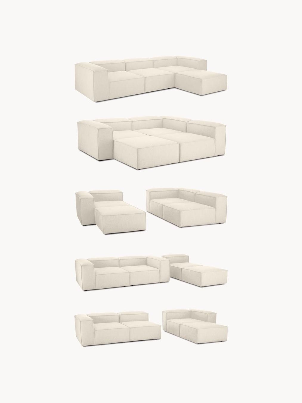 Westwing Divani: Westwing Collection Lennon Modulares Ecksofa CHF 4799-45% – Nuovo (secondo la descrizione) da Otelfingen venduto da Yvonne_Outlet 8