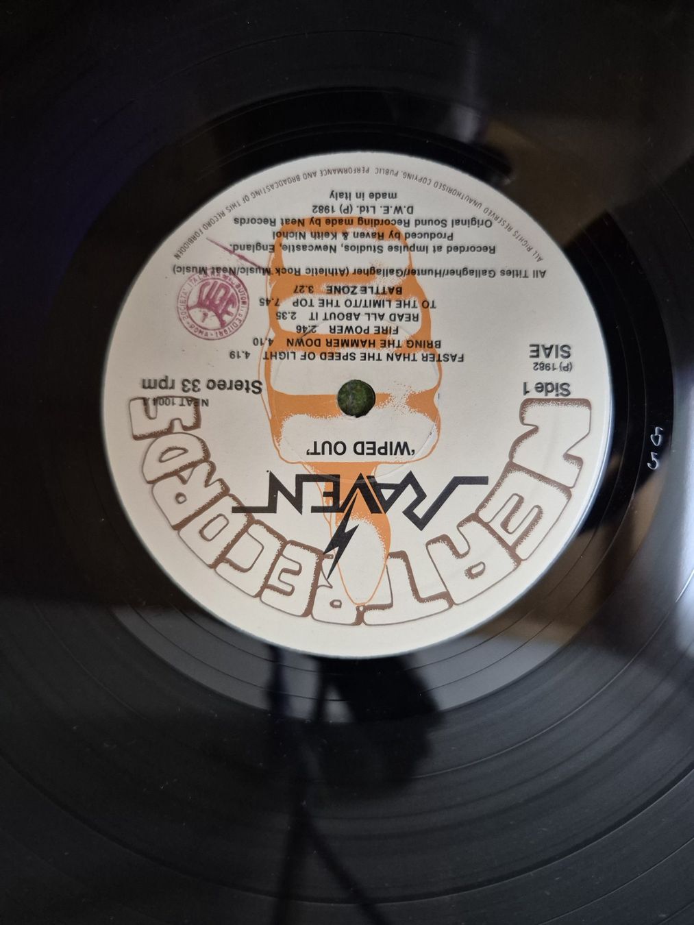 Dischi in vinile: Raven – Wiped Out – Usato da Bogis-Bossey venduto da VNT-GE.ch 2