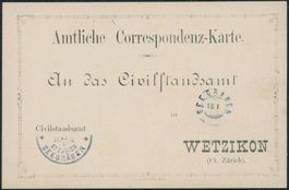 ZH Seegräben - Zwergstempel - Karte