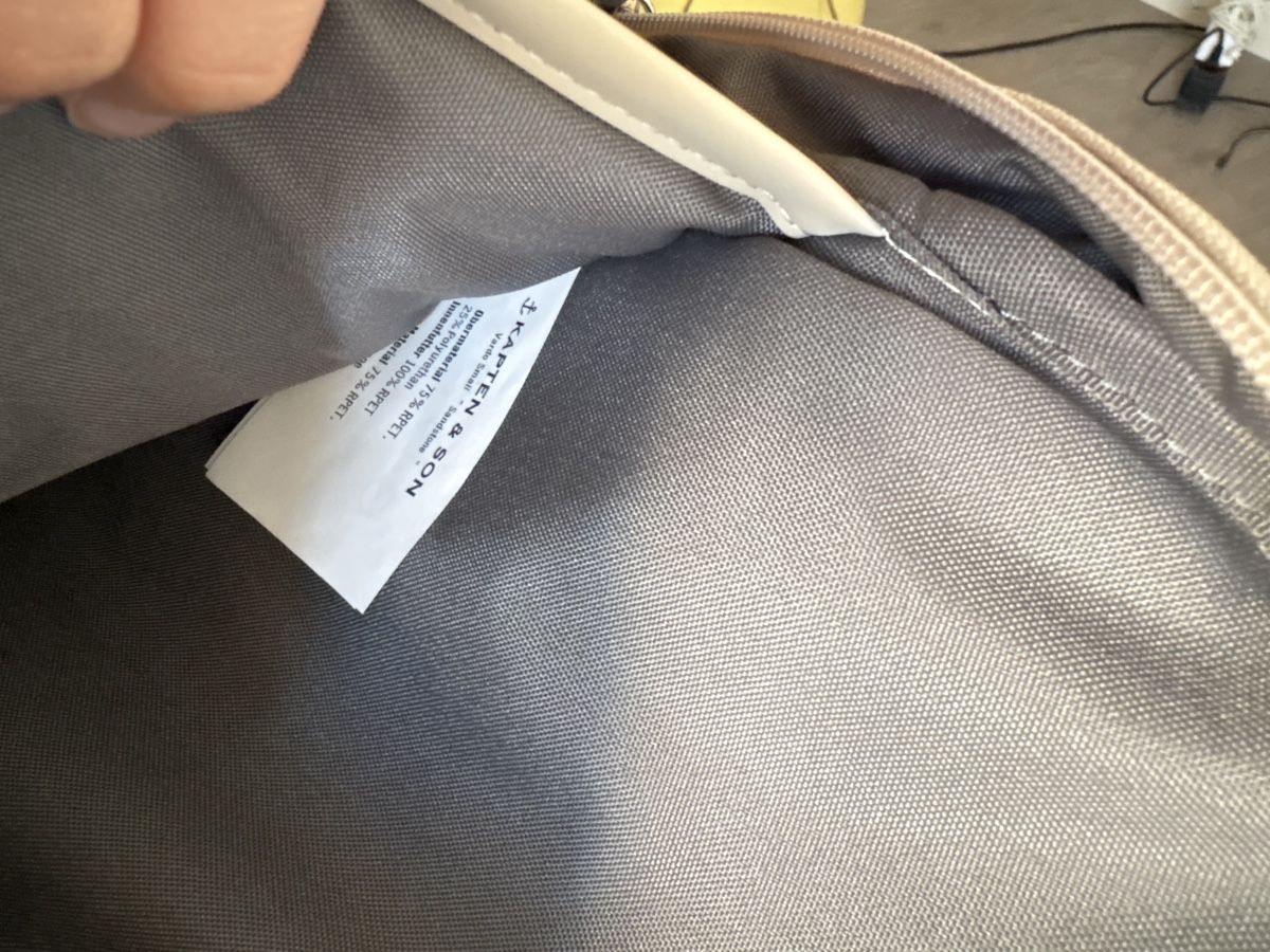 Kapten & Son Zaini: Kapten & Son Rucksack Vardo Small Sandstone – Nuovo (secondo la descrizione) da Uster venduto da hannahmnch 3