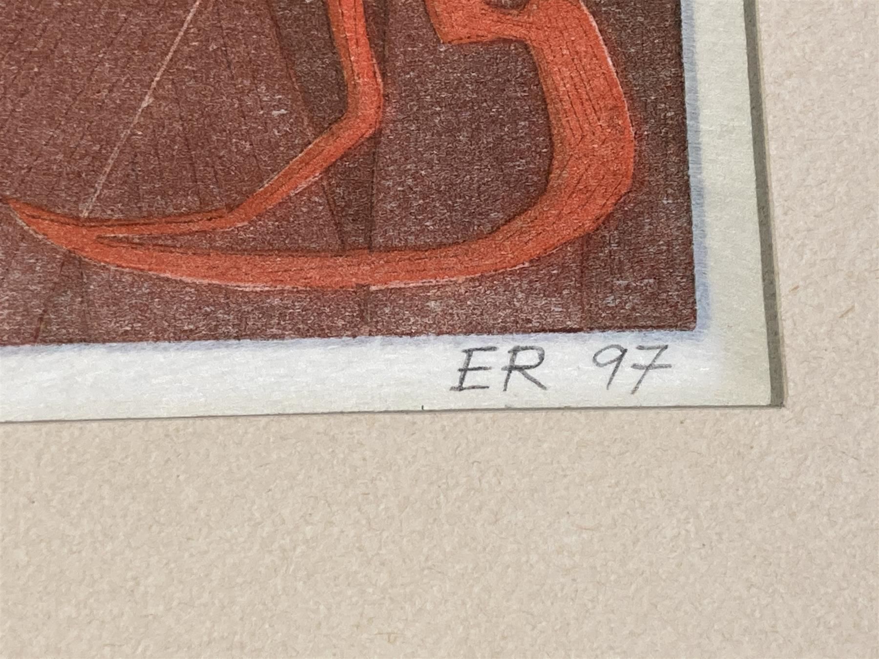 Gravures sur bois: Holzschnitt Komposition monogrammiert – D'occasion à Bern par Jwpm66 3