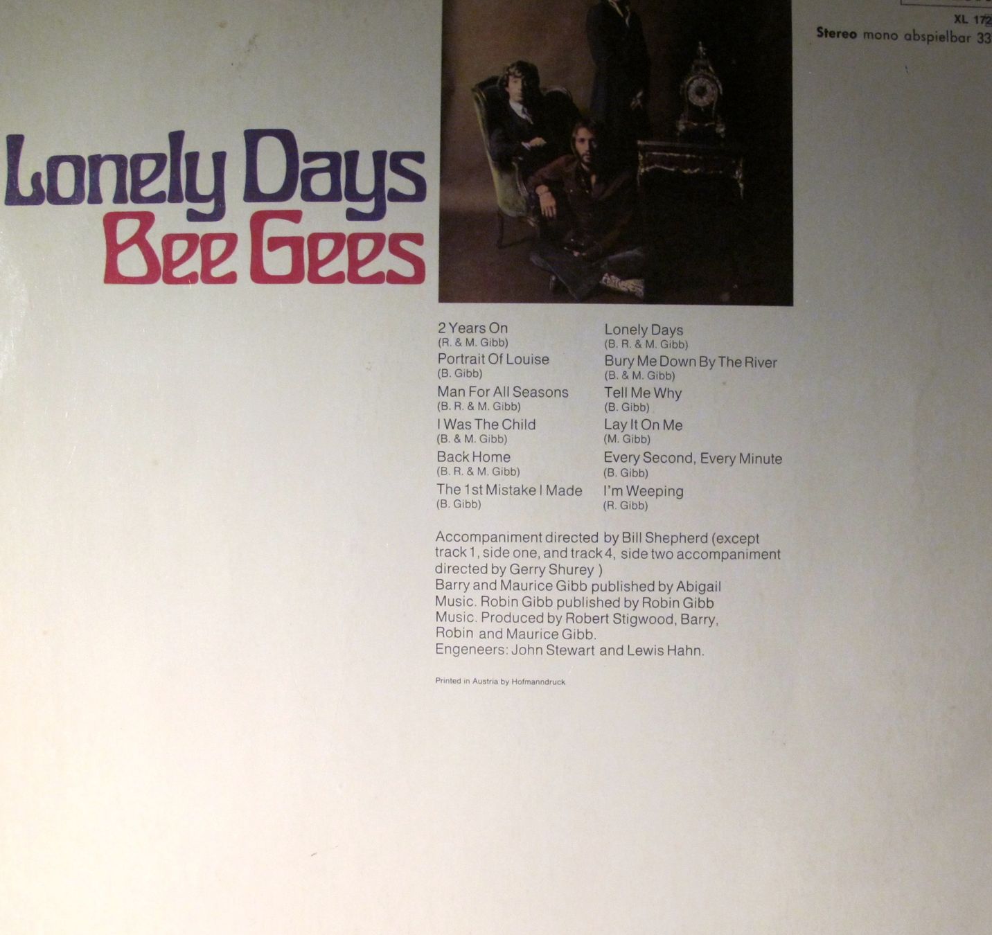 Dischi in vinile: Bee Gees - Lonely Days (LP) – Usato da Bern venduto da hippoism 1
