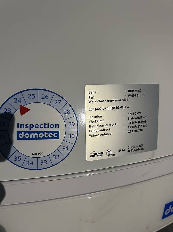 Sanitari: Boiler 50 liter – Usato da Stans venduto da Benzen 1