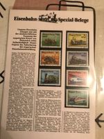 13 Belege - Eisenbahn Spezial - diverse Länder