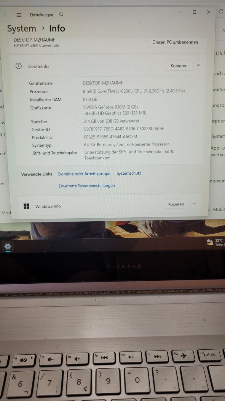 Hewlett Packard Notebook: Laptop – Difettoso da Seftigen venduto da Liebij 1