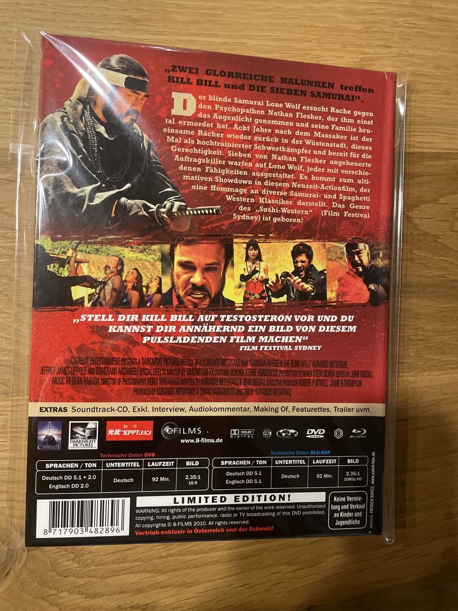 Tutti i DVDs: Lone Wolf BluRay Mediabook – Usato da Hagendorn venduto da masterchieff 1
