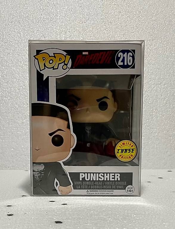 Funko Statuette: Funko Pop! Marvel: Netflix Daredevil Punisher Chase – Usato da St. Gallen venduto da ManuelSt. 2