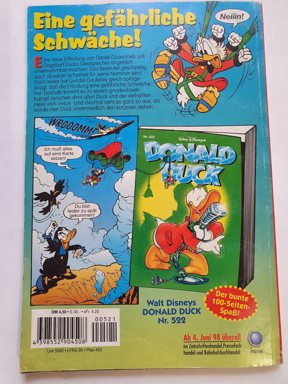 Comics: Donald Duck Nr. 521 / Walt Disney – Gebraucht aus Oberdorf BL von BaldenEagle 2