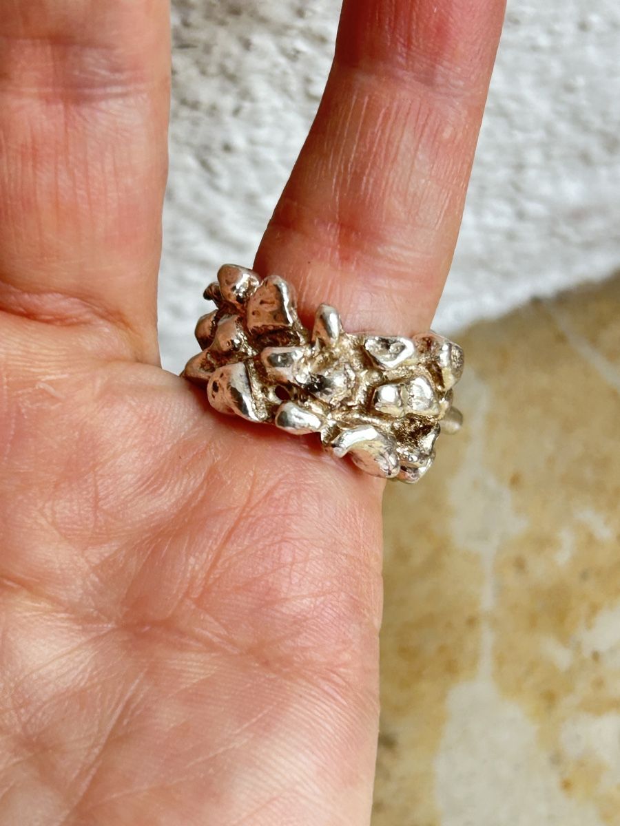 Anelli: Silberring MASSIV DESIGNER (50) – Usato da Laufen venduto da Bellebellezza 3