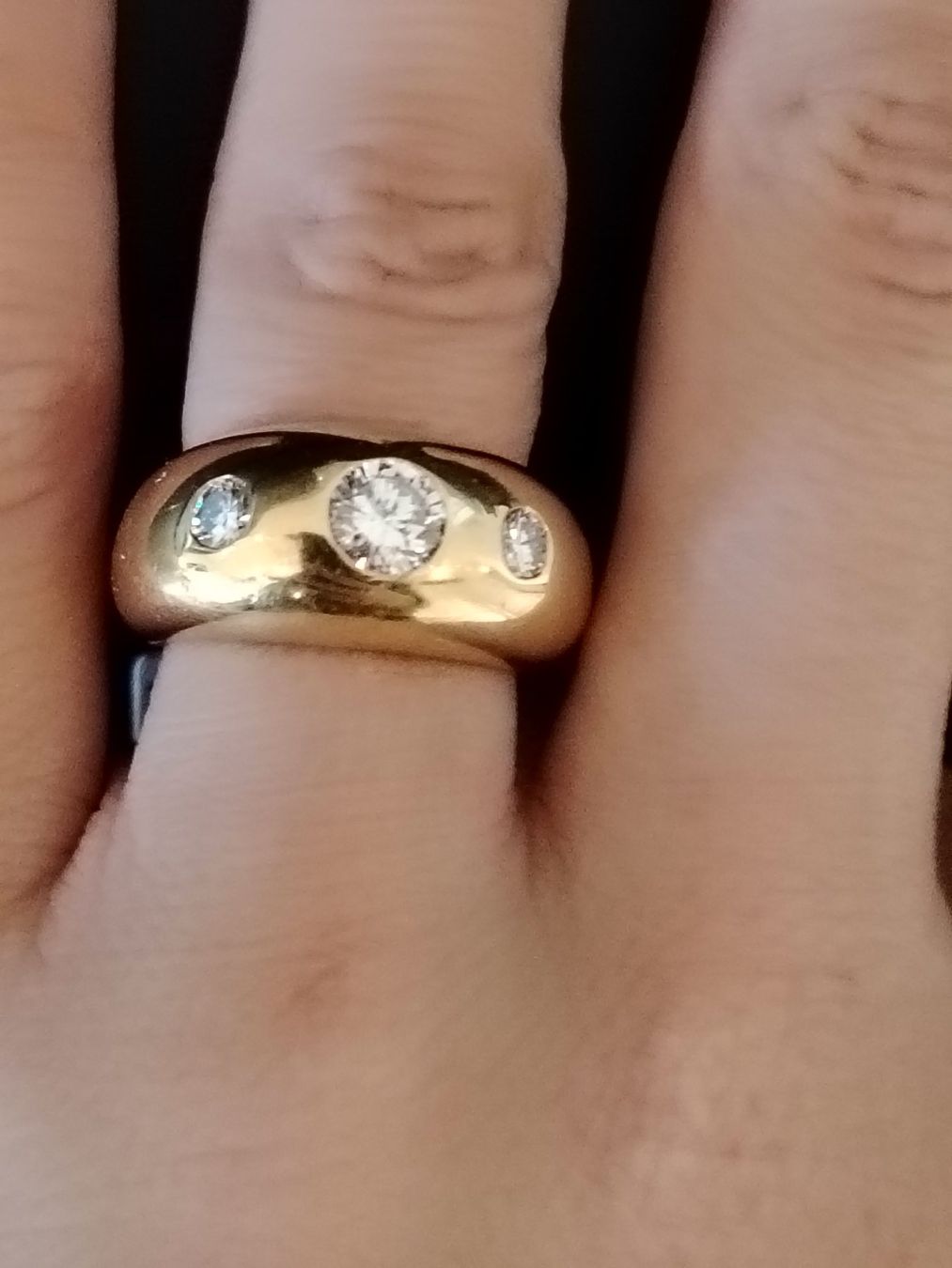 Cartier Anelli: Cartier Ring massiv mit grossen Diamanten – Usato da Menziken venduto da Atelier_Bruendler 2