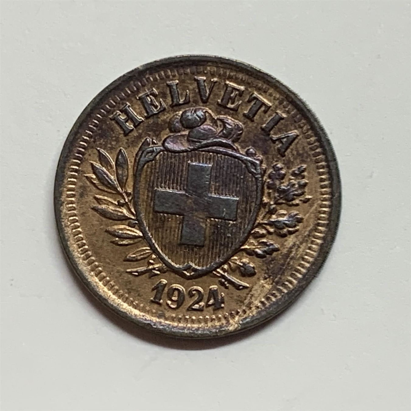 Tutti le monete: 1 Rappen 1924 - Erhaltung – Usato da Reitnau venduto da tb-muenzen 3