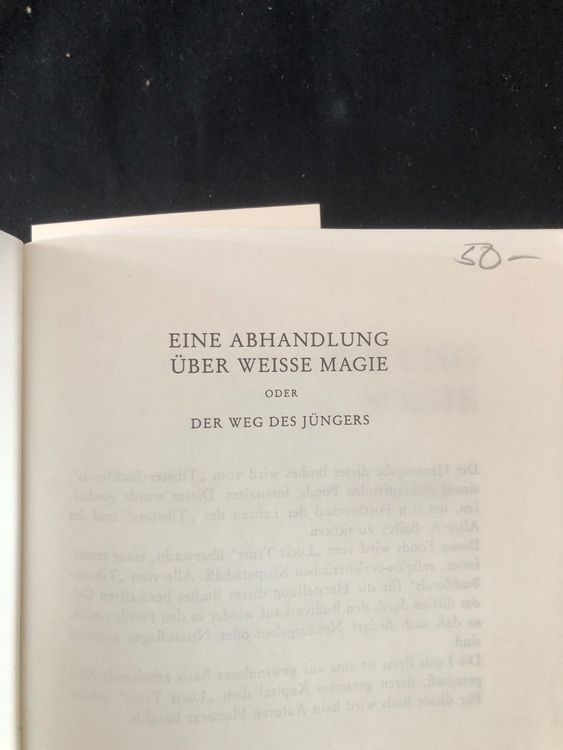 Eine Abhandlung über weisse Magie, Alice A. Bailey Rarität Kaufen auf Ricardo