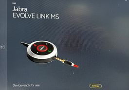 Jabra Evolve Link MS USB Headset  Top Zustand