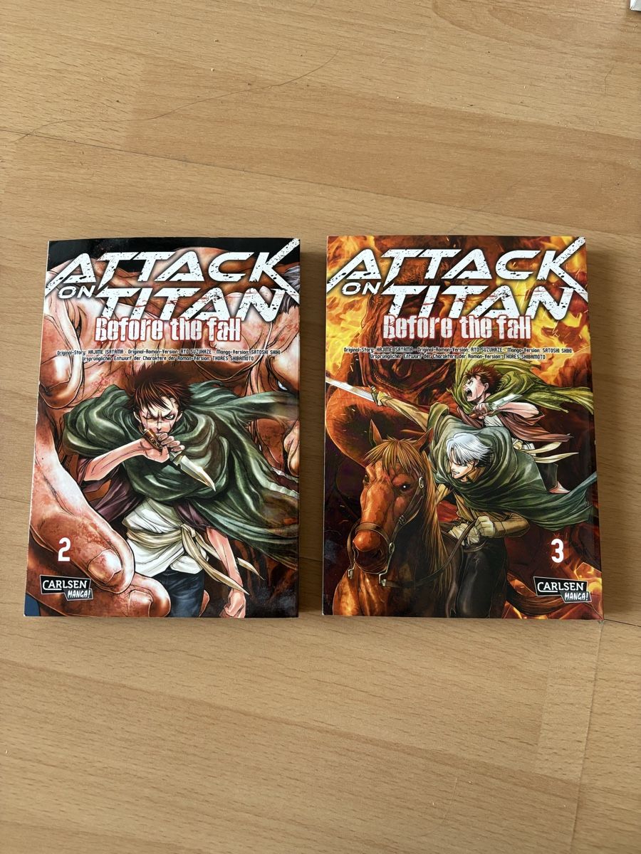 Fumetti: Mangas Attack on Titan Before the fall Vol 2+3 Deutsch – Usato da St. Antoni venduto da dazzxed