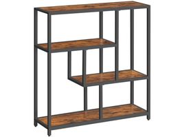 Bücherregal Regal mit 4 Ablagen Standregal VELIS