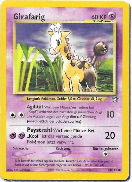 Cartoline: Girafarig – Nuovo (secondo la descrizione) da Köniz venduto da Pokecollect