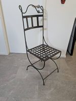 4 chaises en fer forgé