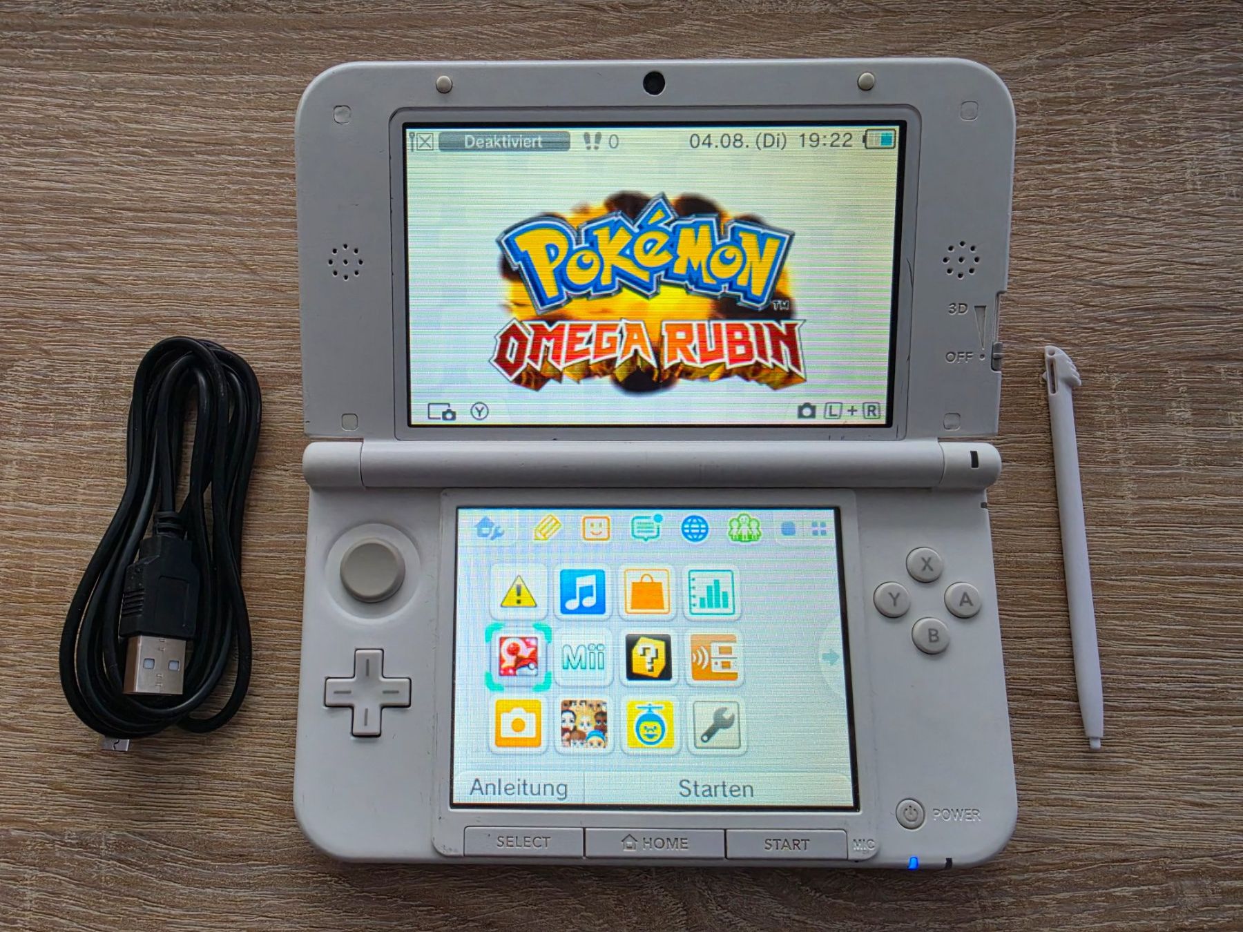 Nintendo Konsolen: Nintendo 3DS XL in weiss – Gebraucht aus Sempach von Knuckles17