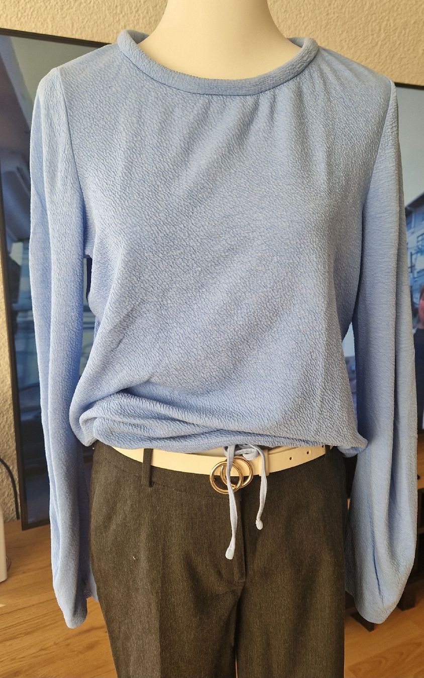 Top: Street One Blue Top, Size 38, Long Sleeve – Usato da Klingnau venduto da fairy.princess 6