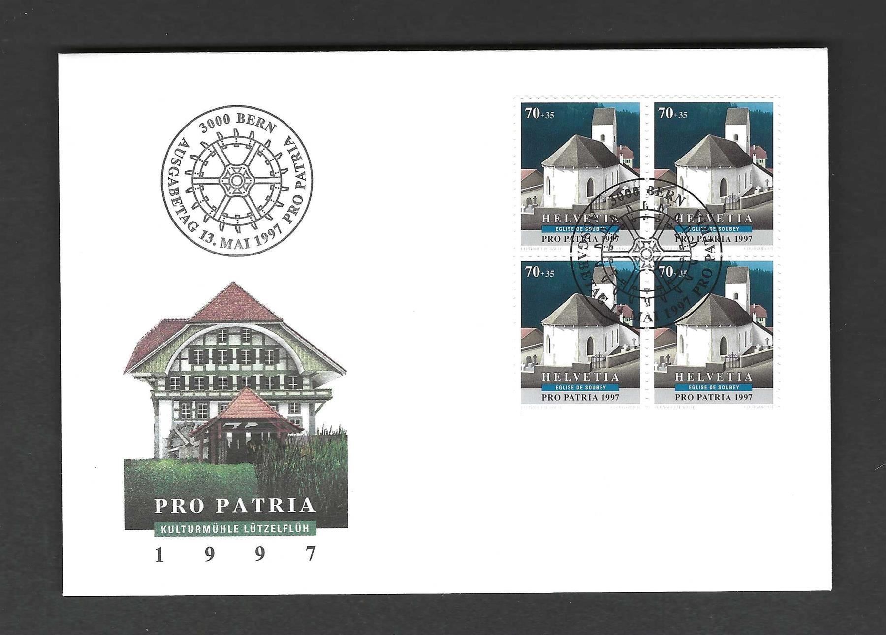 Tutti i francobolli: FDC Pro Patria Viererblock 1997 – Usato da Koblenz venduto da Markenhimmel