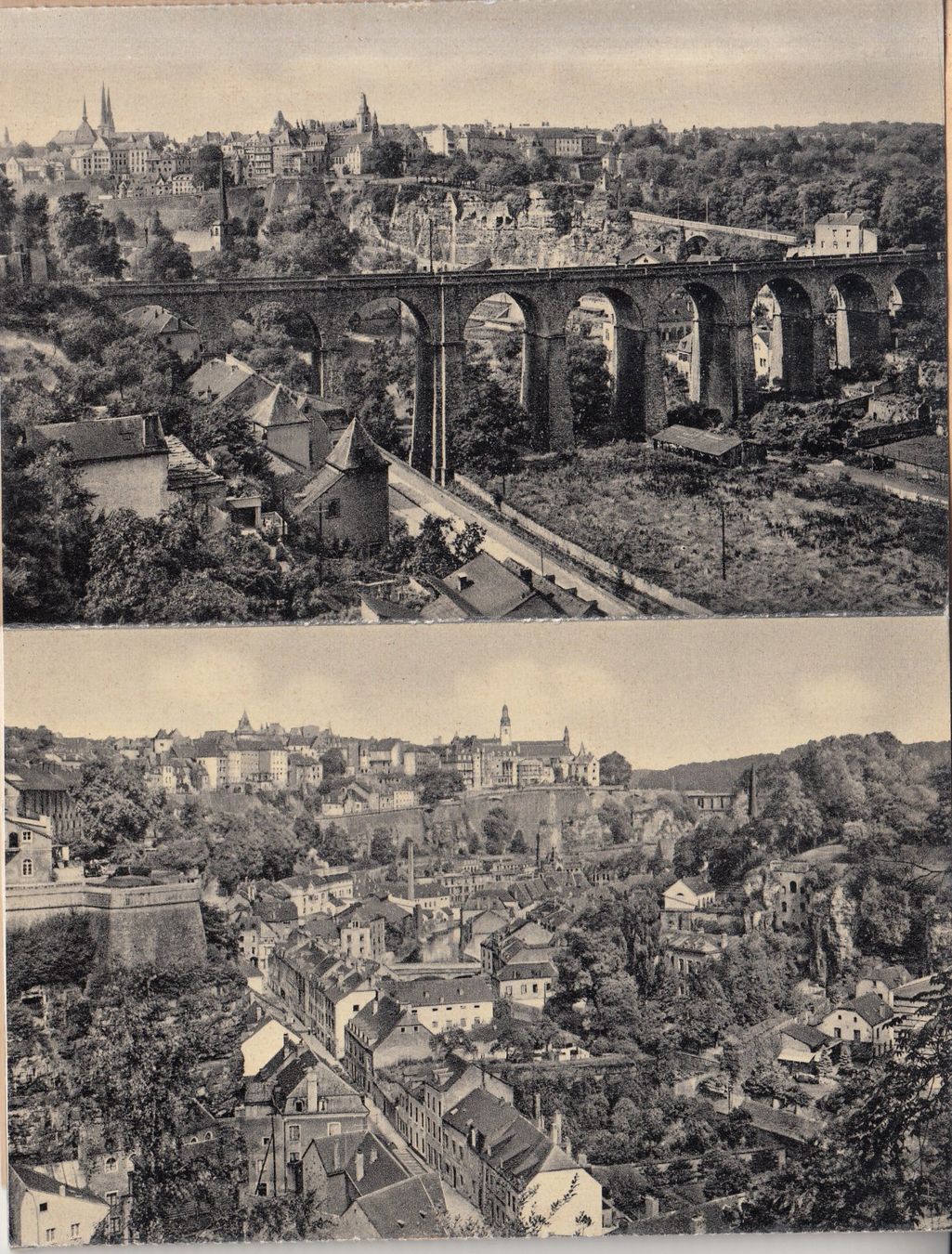 Cartoline postali: Luxemburg Leporello 8 Karten ca. 1940 – Usato da Bürglen TG venduto da StampGraf 2