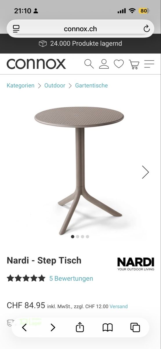 Tables: Balkontisch – D'occasion à Dübendorf par Total1234 3