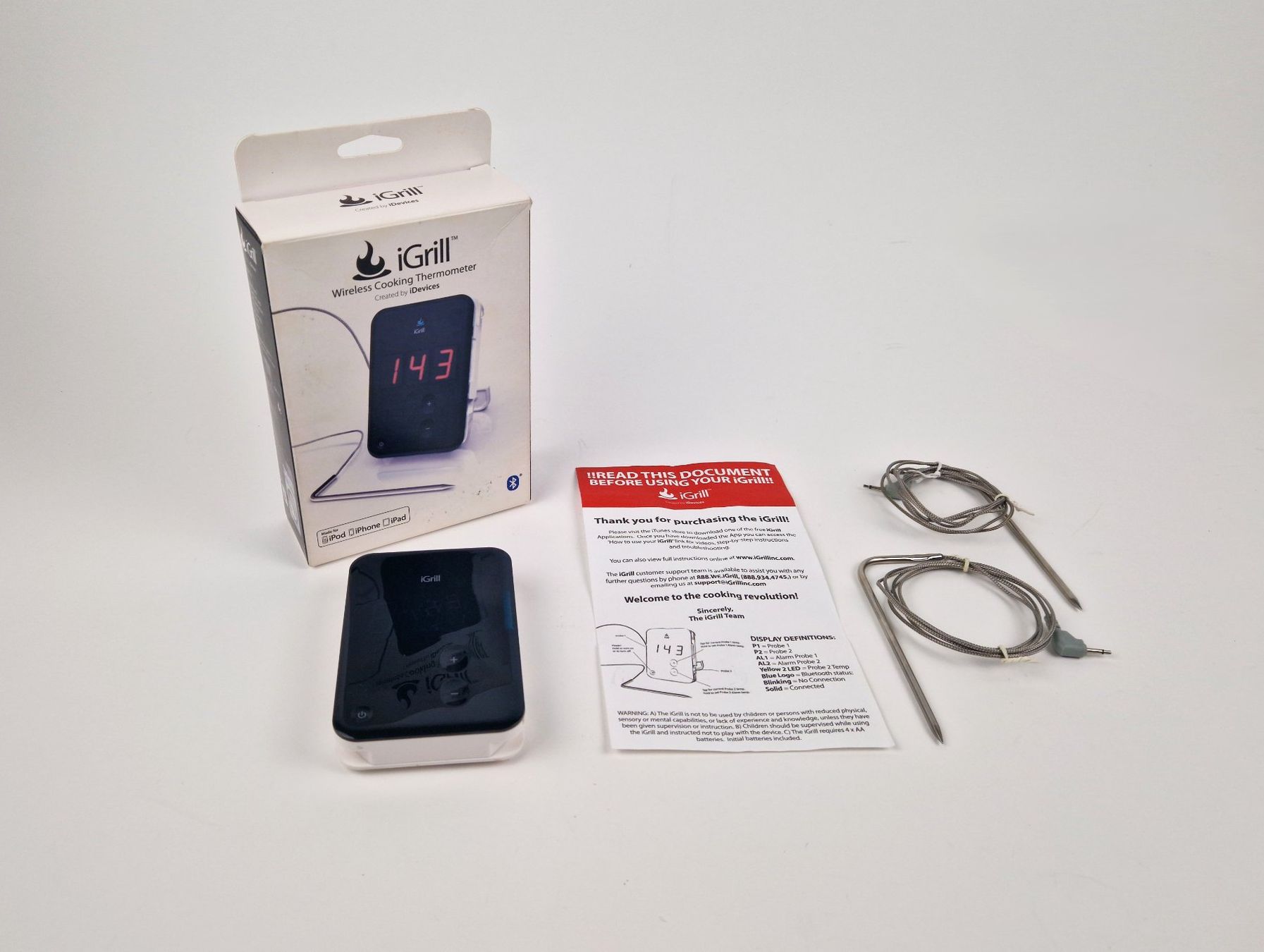 Altro per la casa: IGrill Wireless Cooking Thermometer – Nuovo (secondo la descrizione) da Basel venduto da Restwert_Basel 4