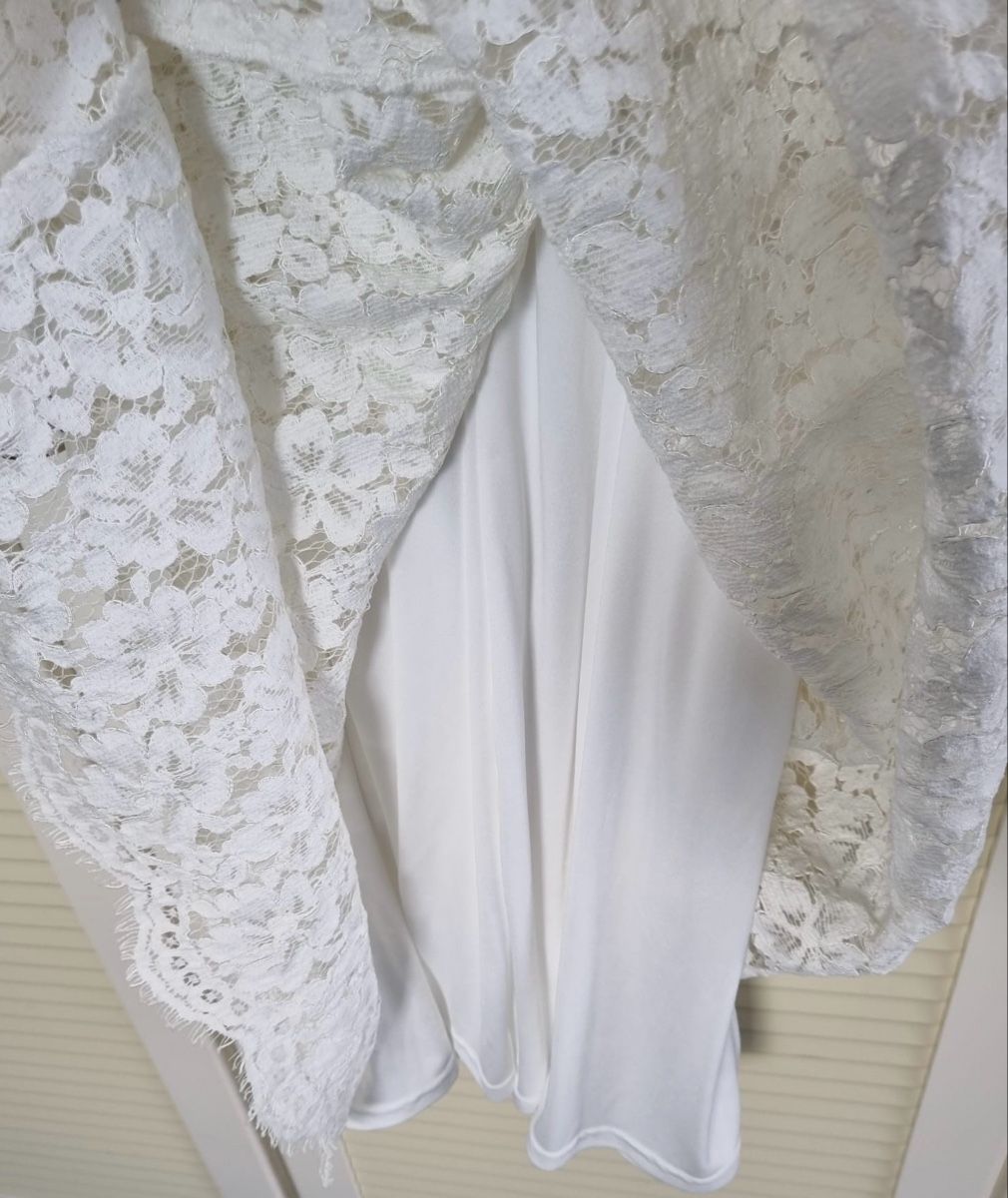 C&A Vestiti: Weisses Maxikleid, Brautkleid, Jugendfestkkeid, Gr. M – Nuovo (secondo la descrizione) da Bözberg venduto da RosmarieOb 4