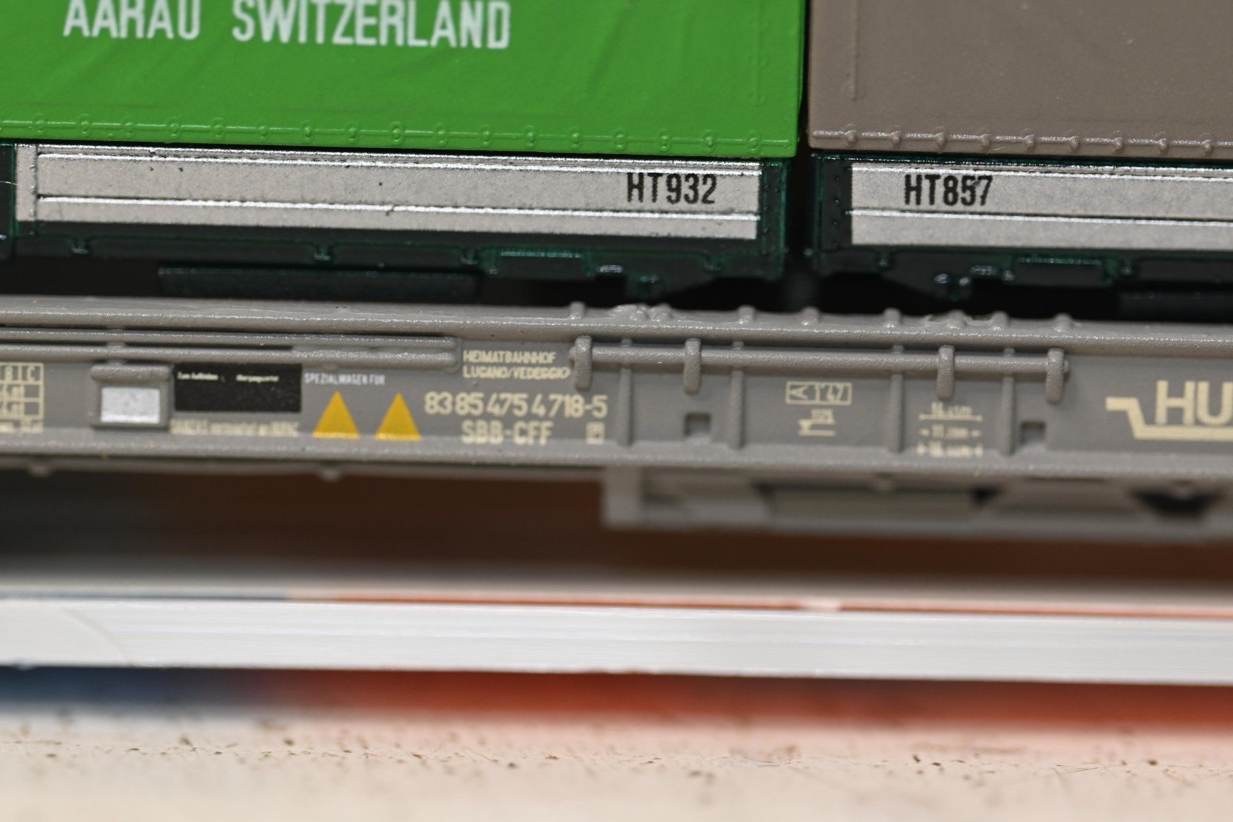 Roco Trains électriques: Hangartner  HUPAC Roco Spur N mit OVP – D'occasion à Laupen ZH par Zmoewe 4