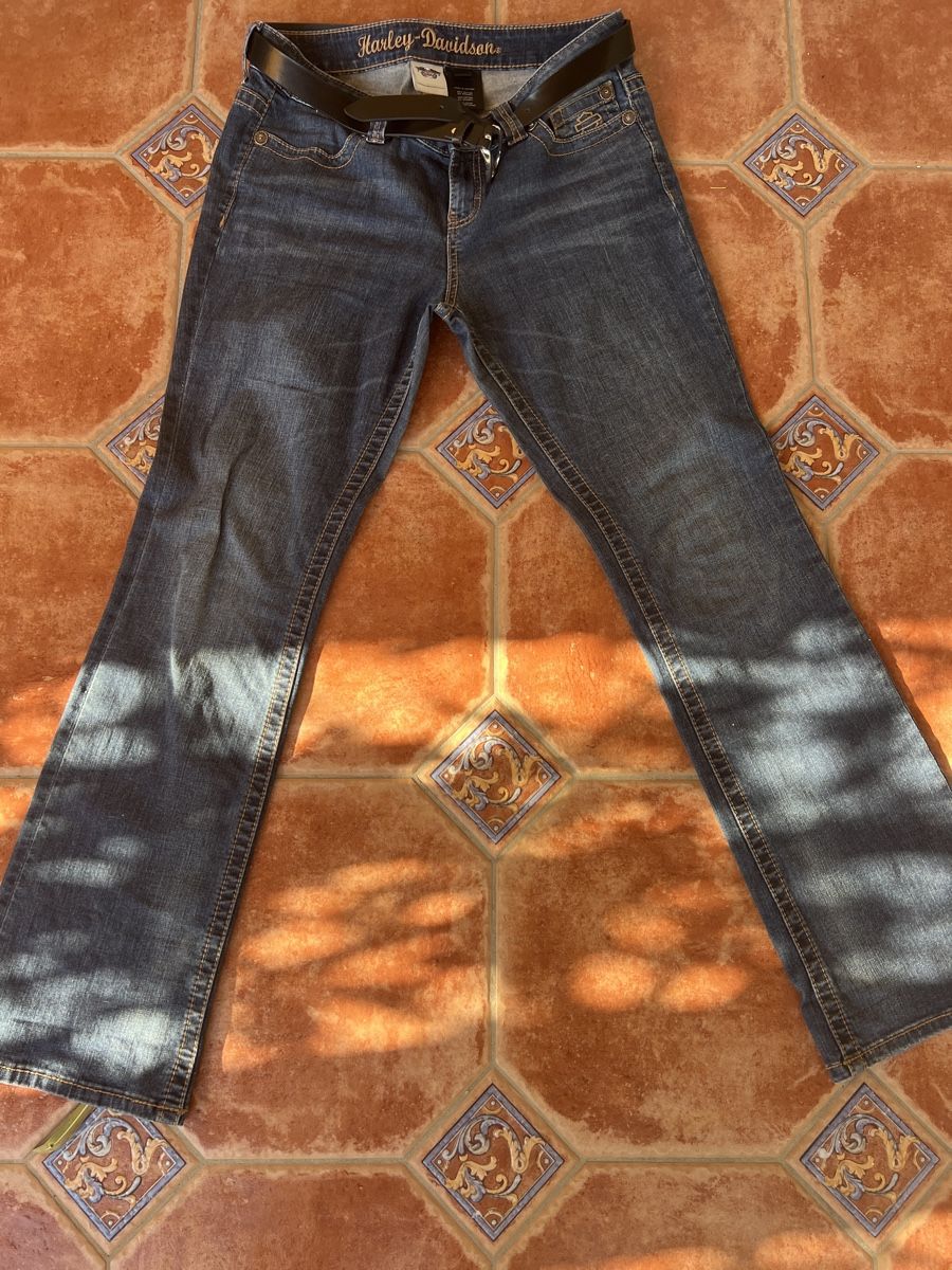 Harley-Davidson Pantaloni: Harley Davidson Damen Motorradhose 10 – Nuovo (secondo la descrizione) da Bonaduz venduto da Malves10 1