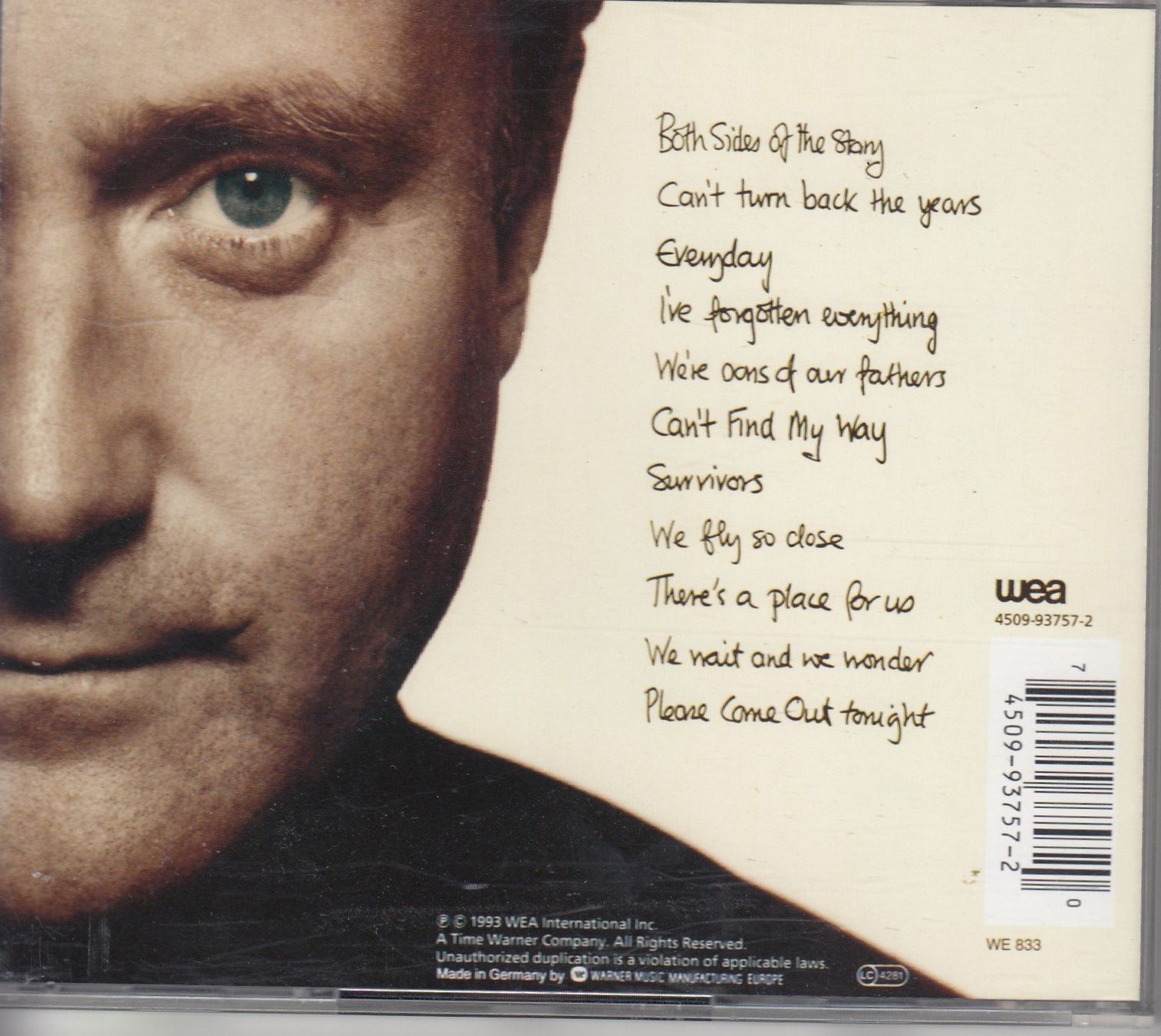 CD: CD Phil Collins Both Sides – Nuovo (secondo la descrizione) da Spreitenbach venduto da Turbo_1105 1