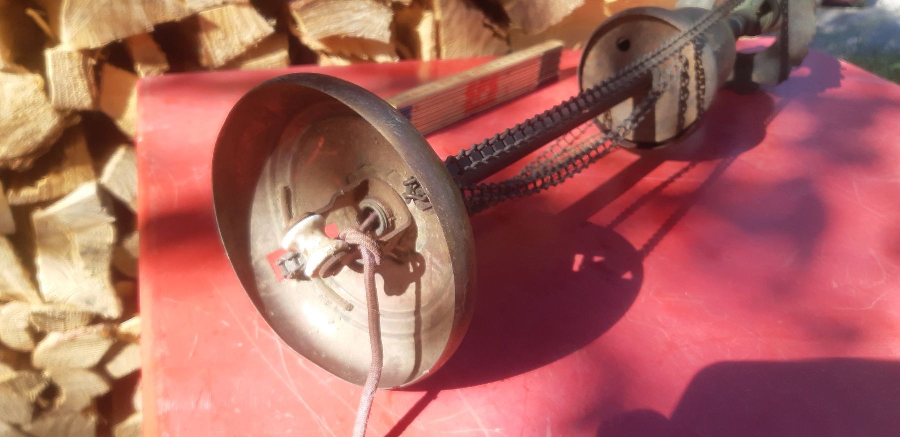 Lampadari & plafoniere: Antike Messing - Deckenlampe – Usato da Wolfhalden venduto da Quiria68 2