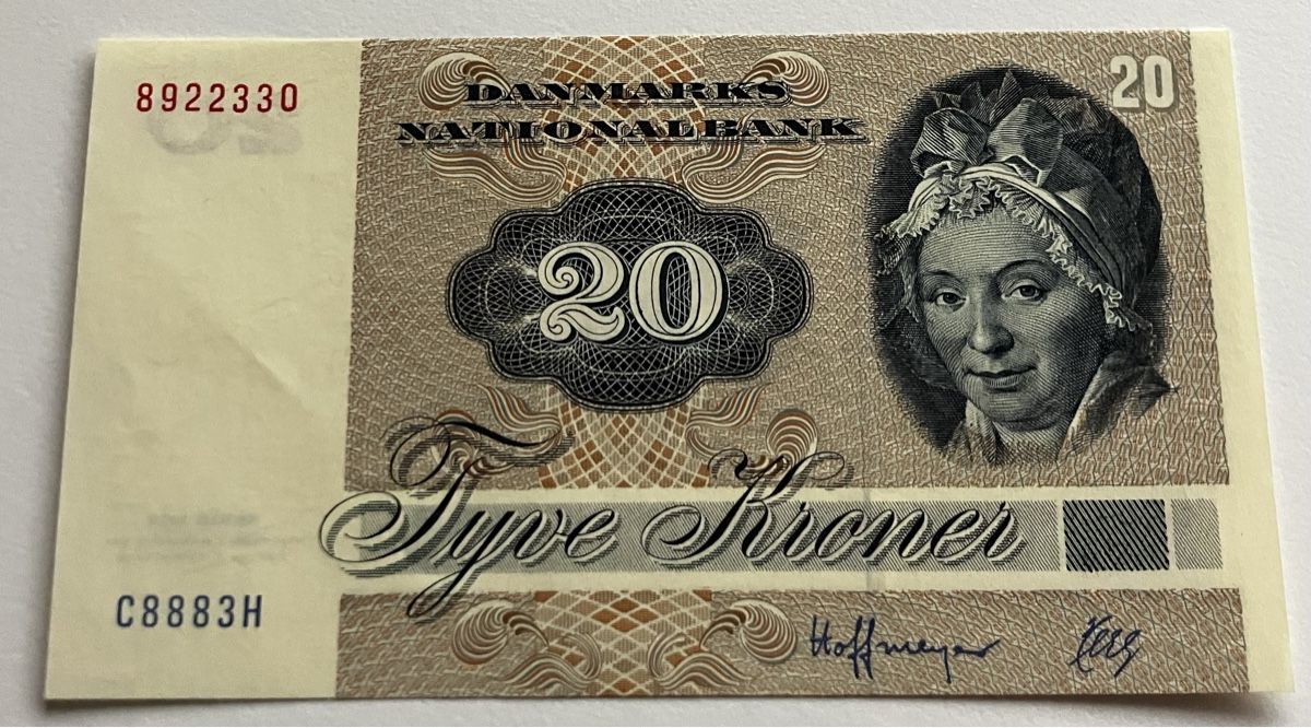 Banknoten: Dänemark 20 Kroner 1988 Neuwertig – Neu (gemäss Beschreibung) aus Algetshausen von Carrhard