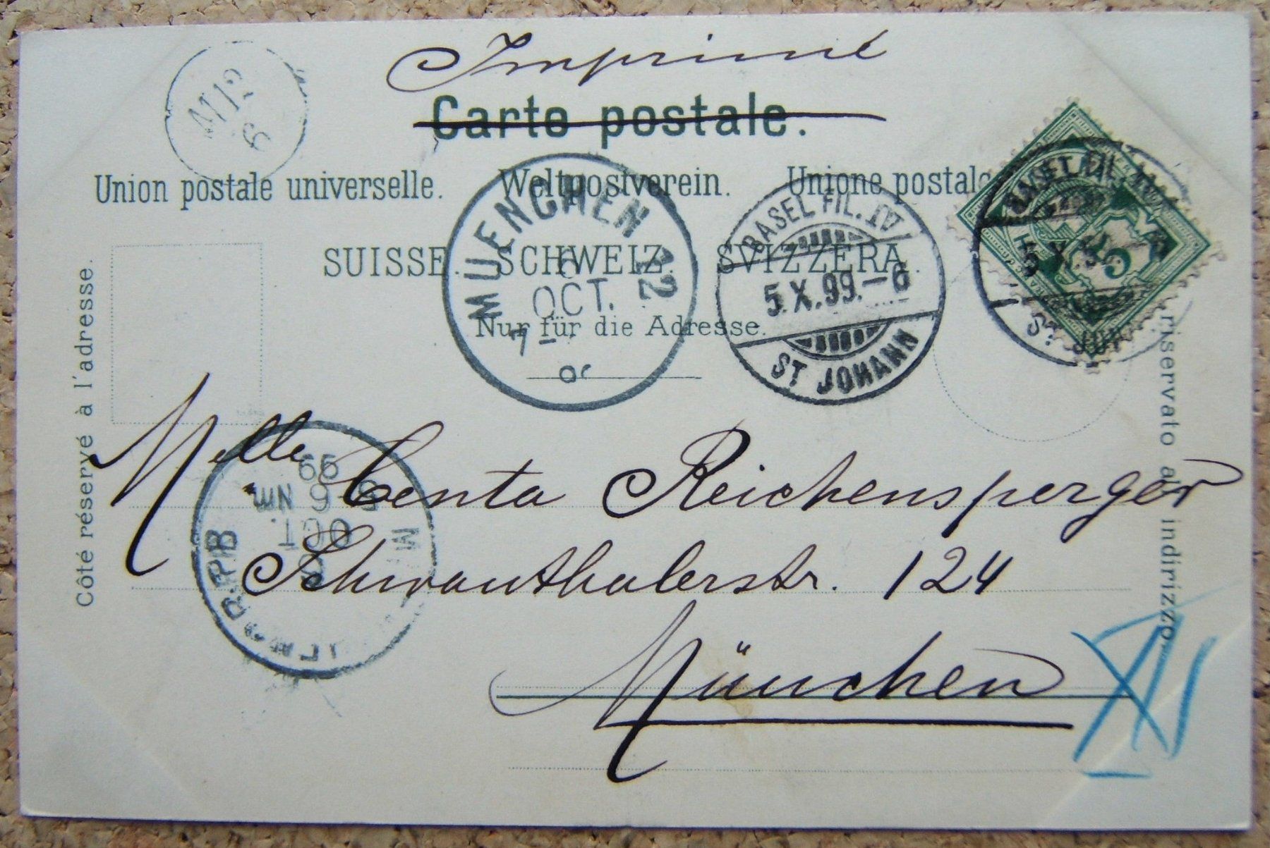 Cartoline postali: ALTE AK MIT KANTONSWAPPEN 1899 – Usato da Brunnen venduto da Nonne04 1