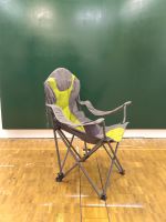 Faltstuhl Campingstuhl grau lime neuwertig mit Tragetasche